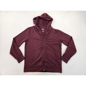 Stitch Fix Rumi & Ryder Girls L Full Zip Hooded Long Sleeve Active Wear Burgundy